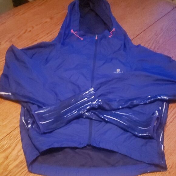 Domyos Blue Light Triathlon Hoodie Small | Zip‑Up Activewear Running Jacket - Picture 9 of 9